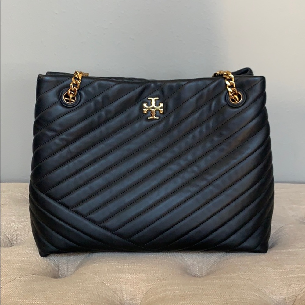 Tory Burch Kira tote w gold hardware